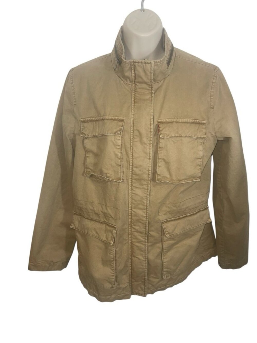 Levi's Women's Size Medium Four Pocket Cotton Military Jacket